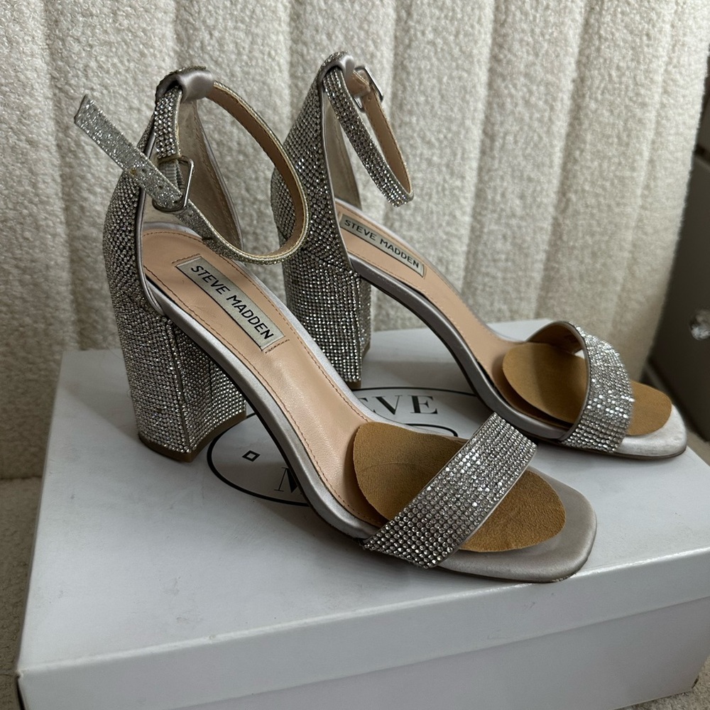 Steve Madden rhinestone heels